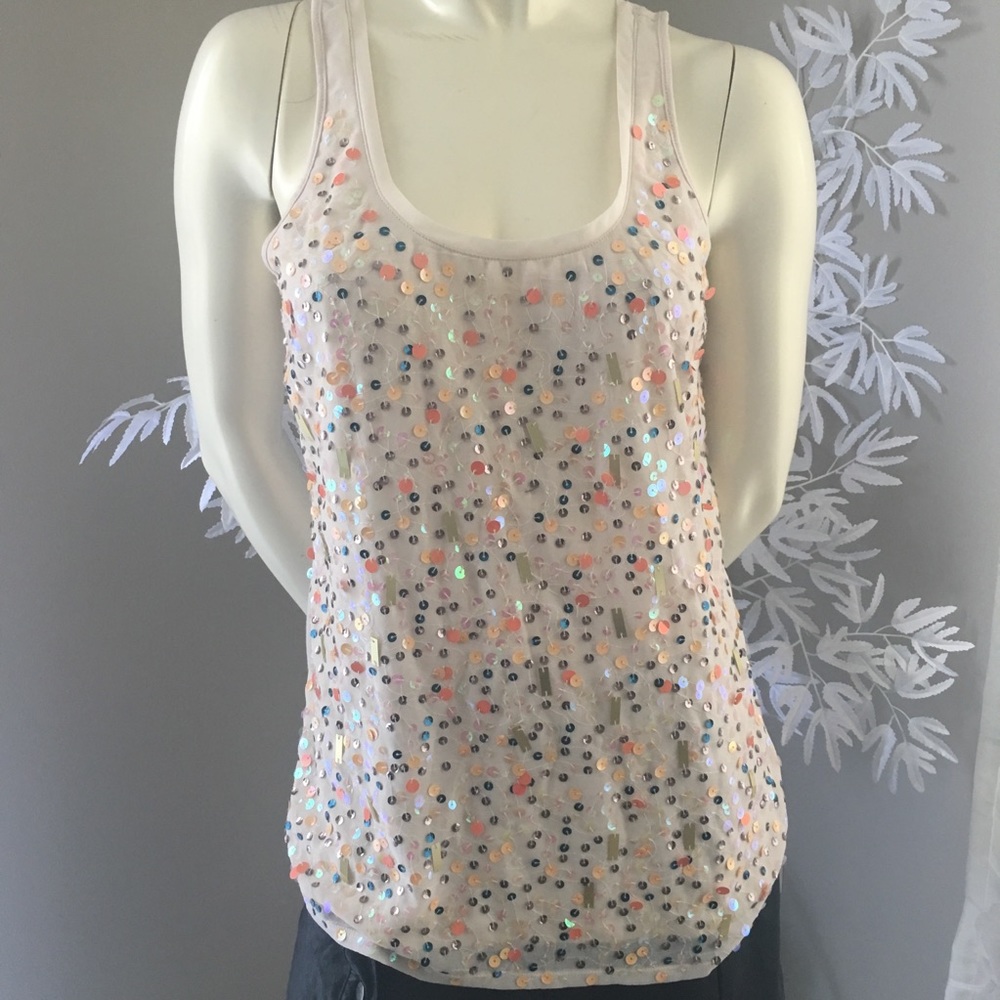 Express Mixed Sequin Camisole - image 2